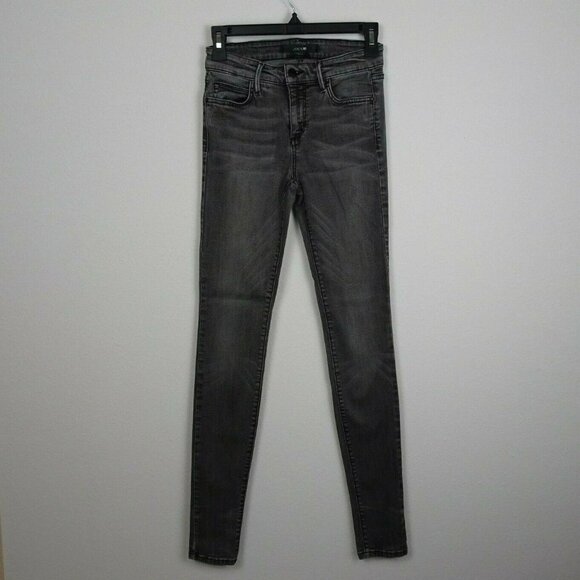 Joe's Jeans Women's Mid Rise Skinny Jeans Stretch Casual Washed Black Slim 25 - Picture 2 of 12